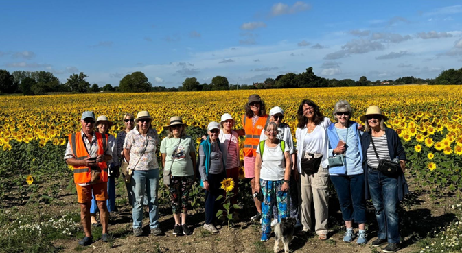 Wellbeing Walk group