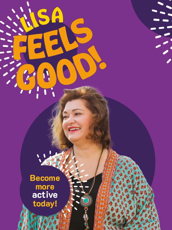 Lisa se sente bem!