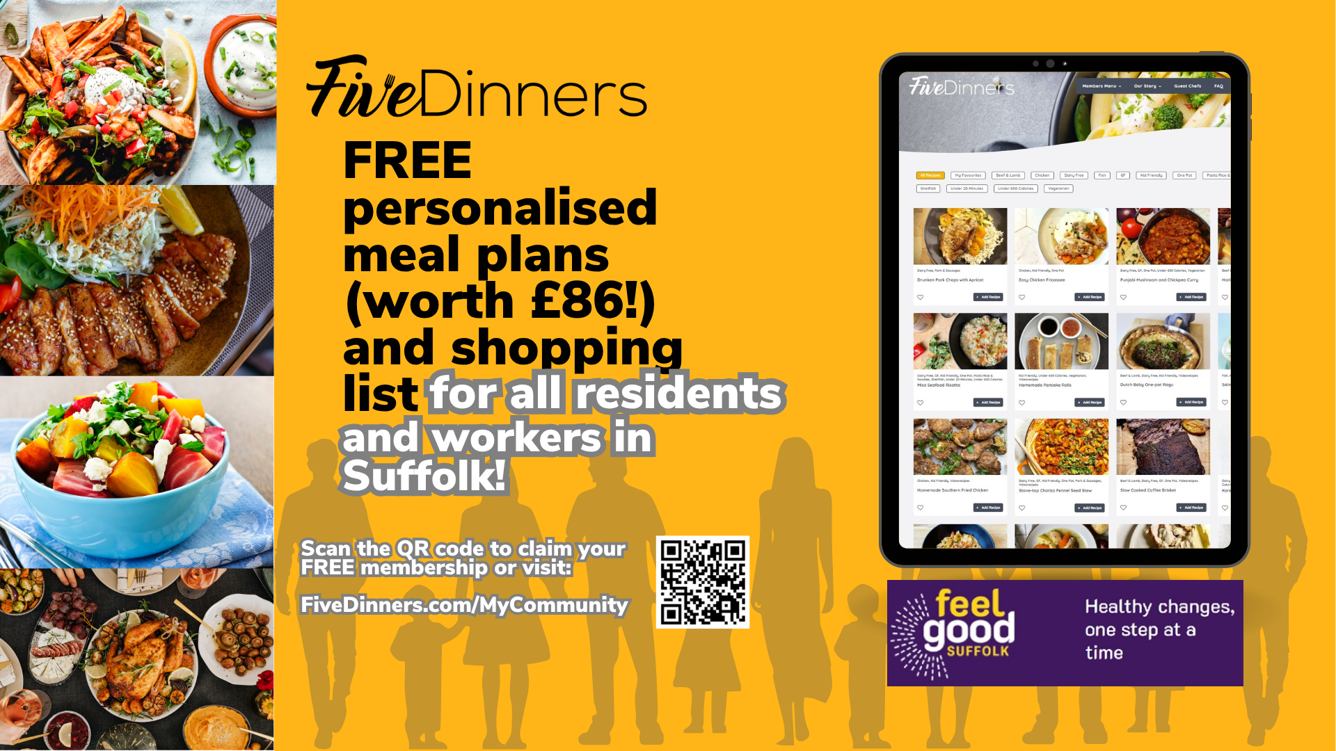 5 vakarienių reklama